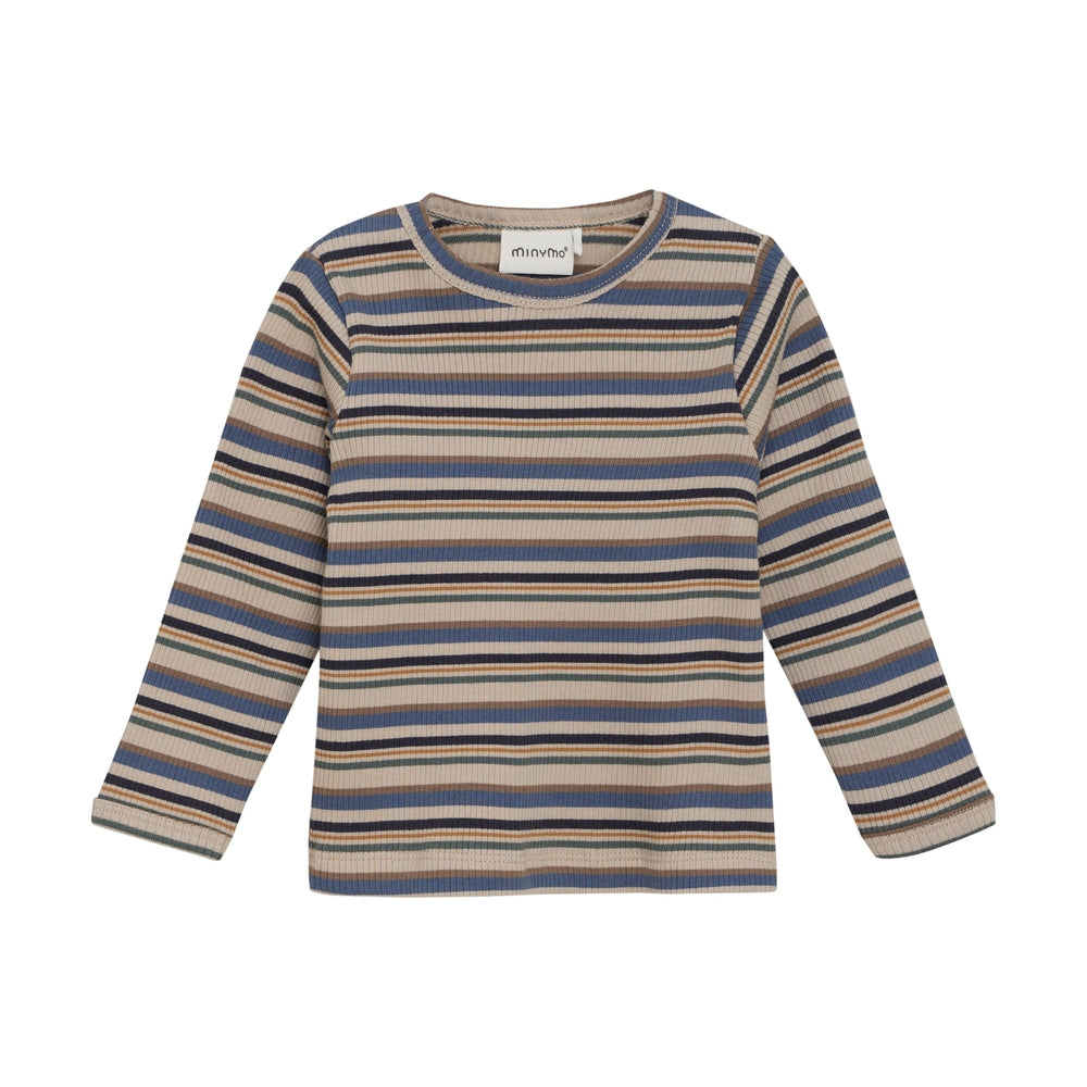 Minymo T-shirt Lange Mouwen Met Strepen