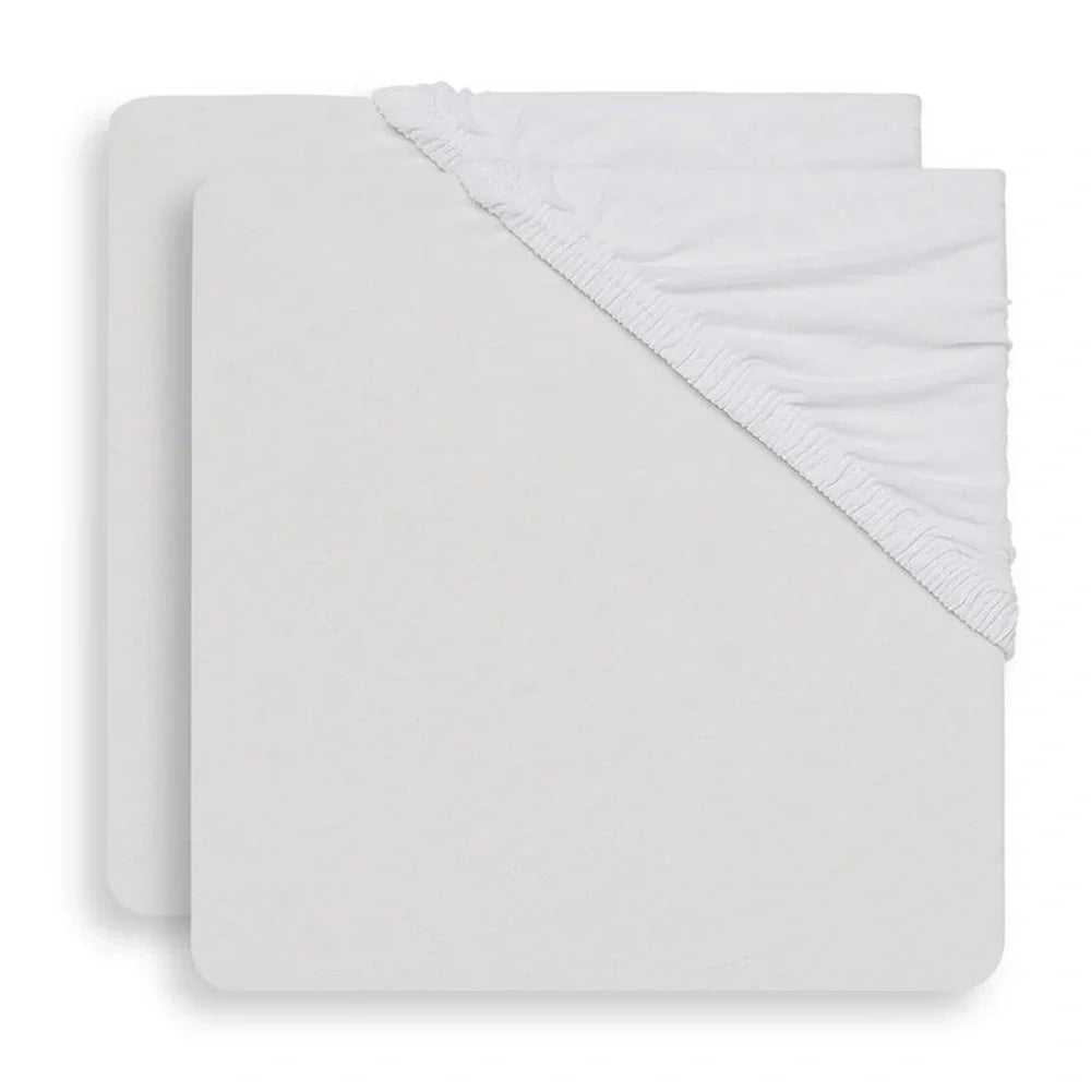 Jollein Hoeslaken Jersey 40/50x80/90cm - Wit