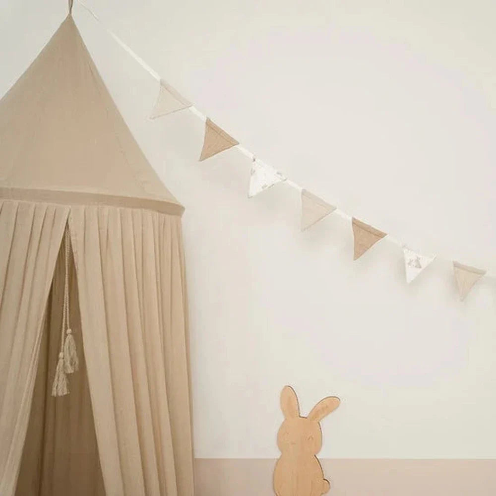 Little Dutch Slinger Met Vlaggetjes Hydrofiel - Baby Bunny