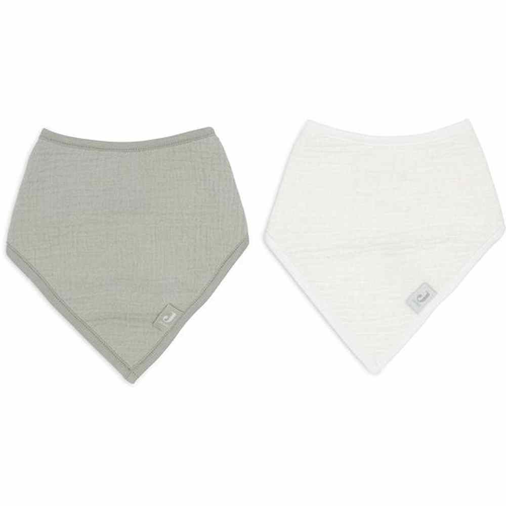 Jollein Slab Bandana - Olive Green/Oatmeal 2pack