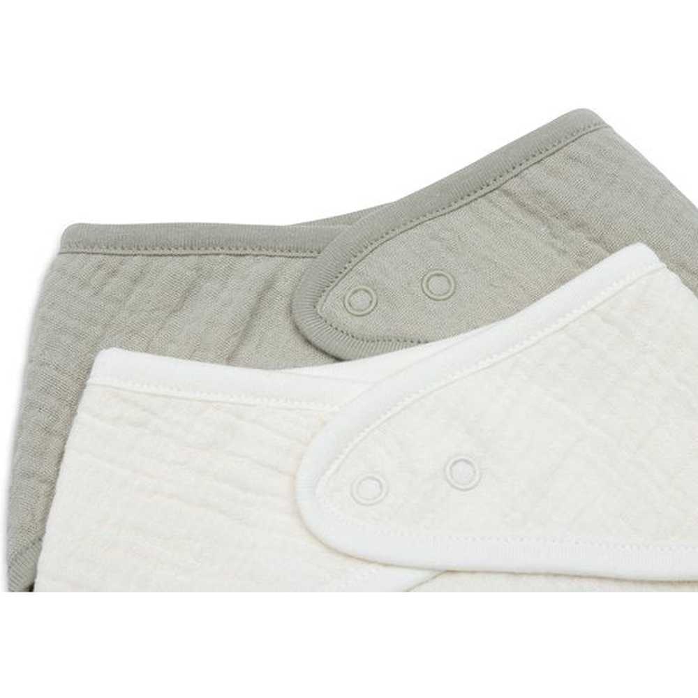 Jollein Slab Bandana - Olive Green/Oatmeal 2pack