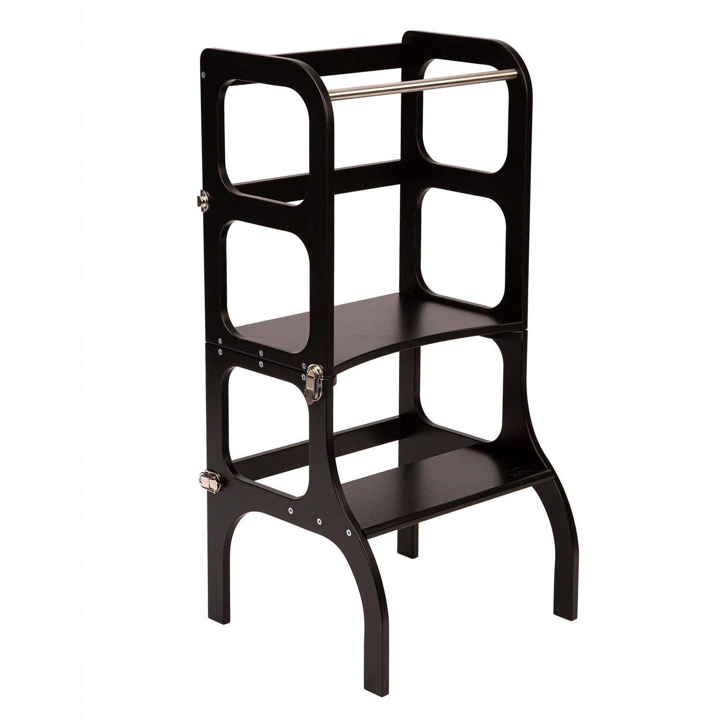 Ette Tete Step N' SIT Montessori Leertoren / Verhoogje - Black / Silver