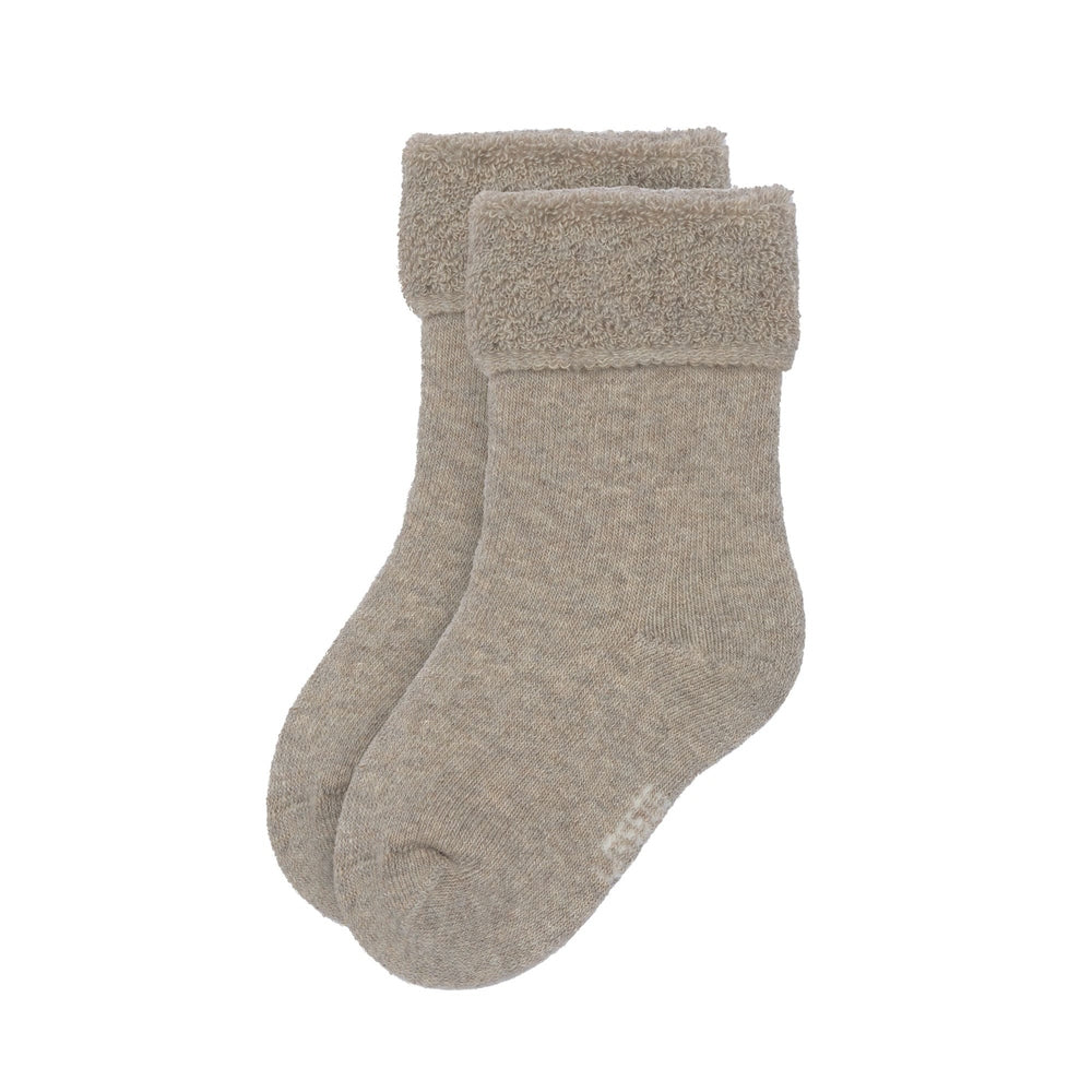 Lässig 3-pack Terry Sokken GOTS - Brown Beige