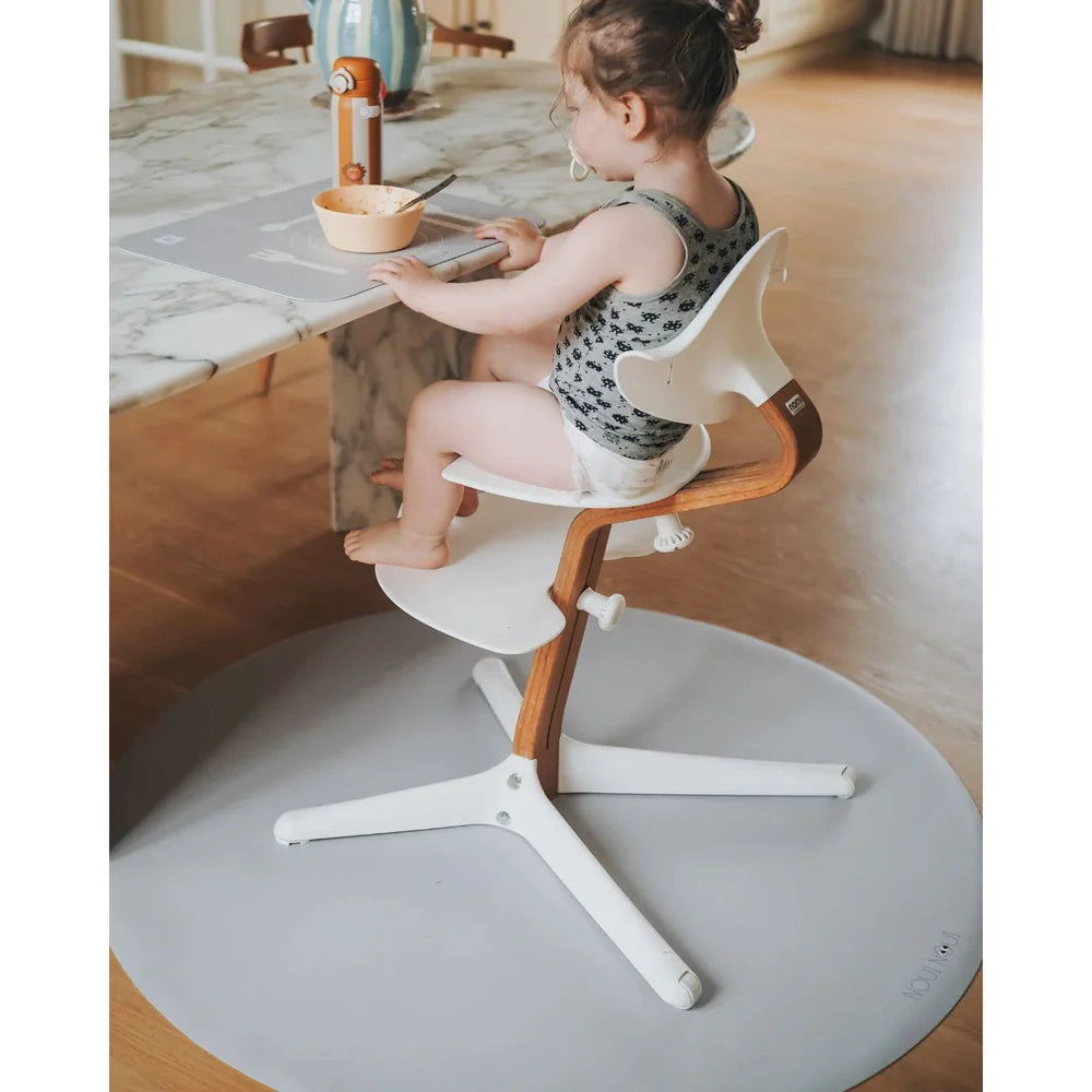 Noui Noui Vloermat Rond - Powder Grey
