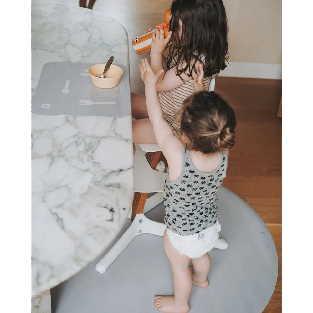 Noui Noui Vloermat Rond - Powder Grey