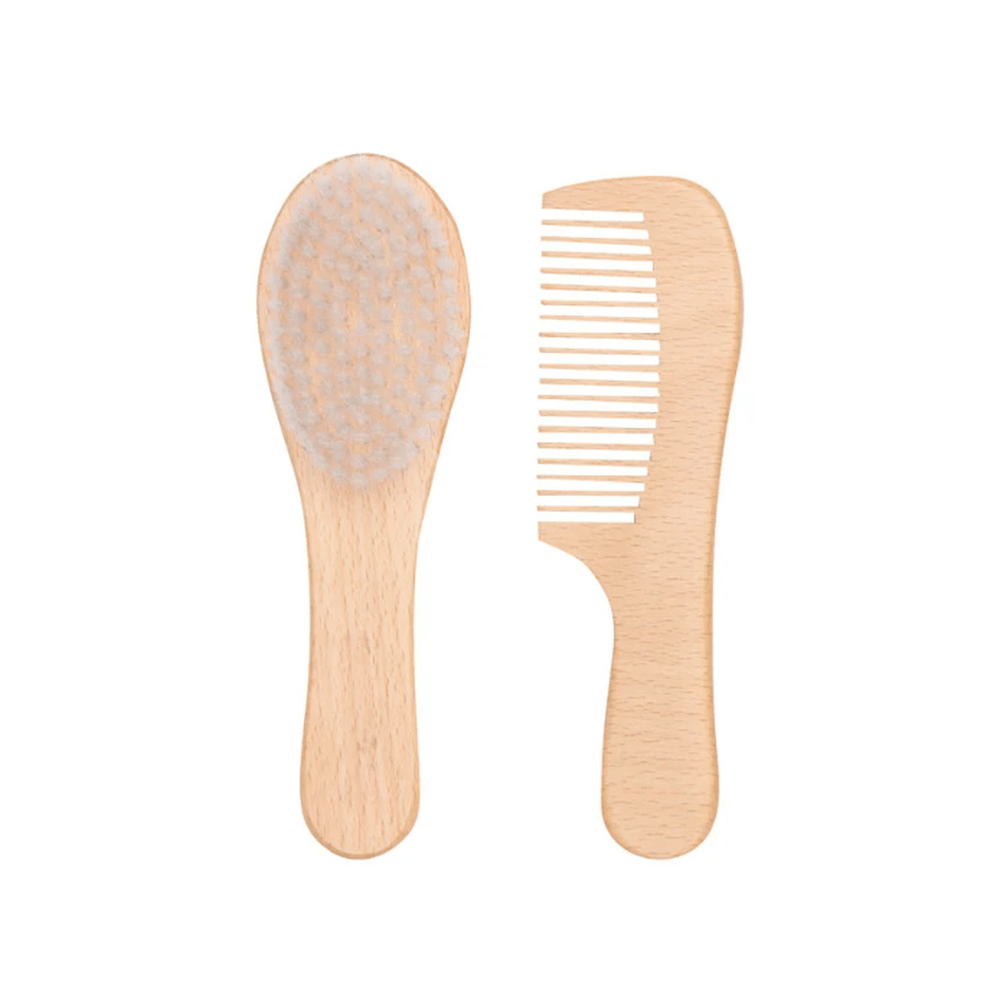 Bébé-jou Borstel en kam - hout