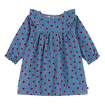 Petit Bateau Jurk Met Ruches - Appeltjes