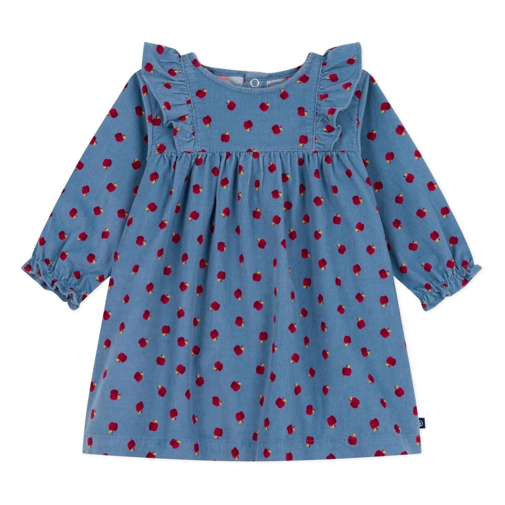 Petit Bateau Jurk Met Ruches - Appeltjes