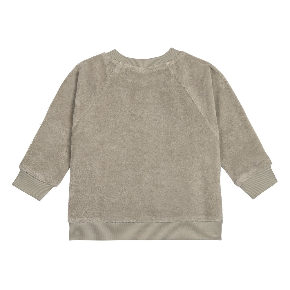 Lässig Terry Sweater - Olive