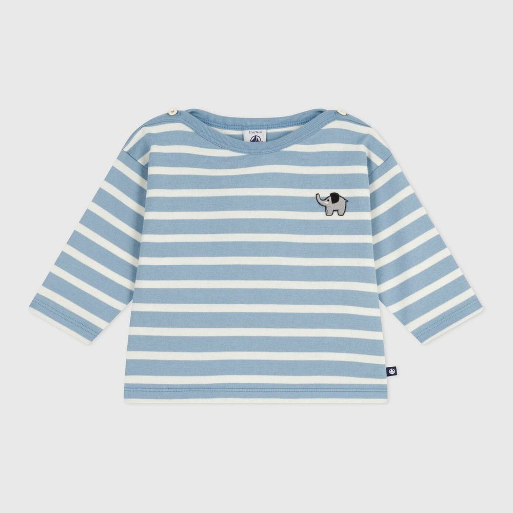 Petit Bateau Katoenen Truitje - Matrozenstrepen