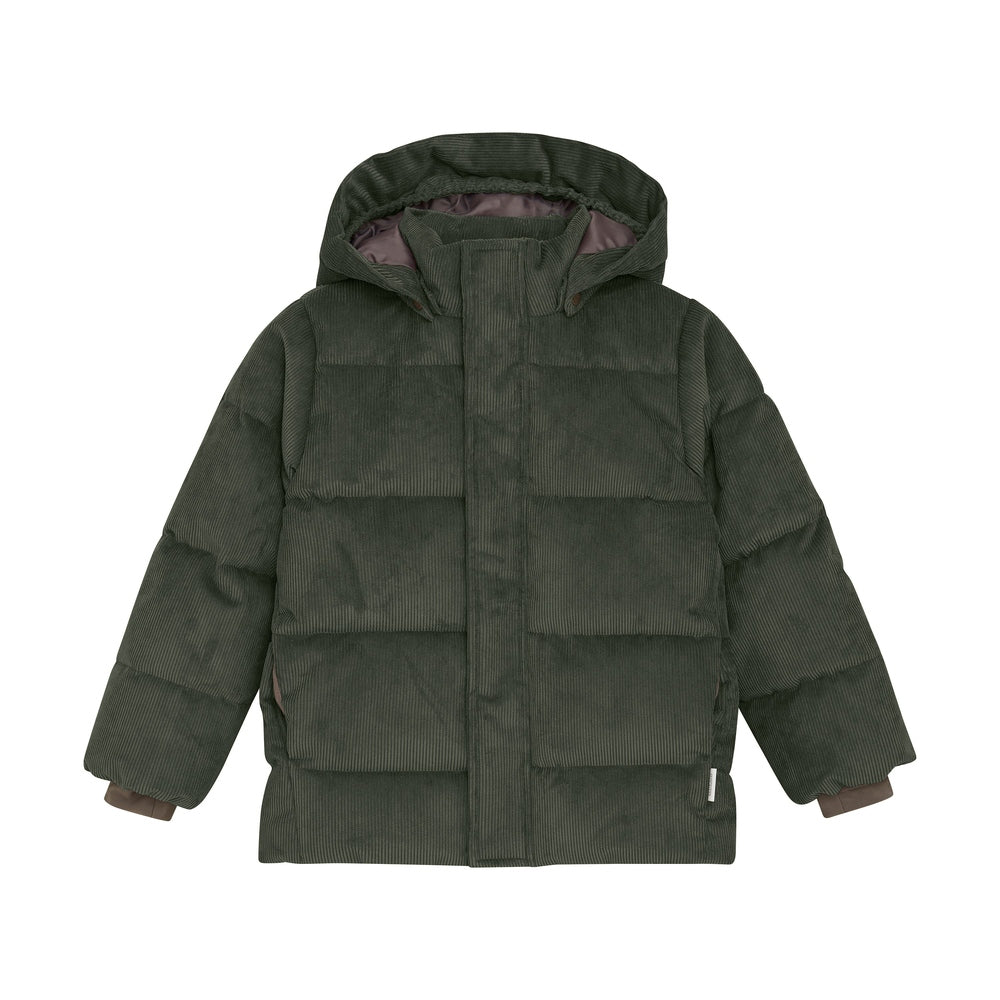 En Fant Waterdichte Gewatteerde Winterjas - Corduroy/Groen