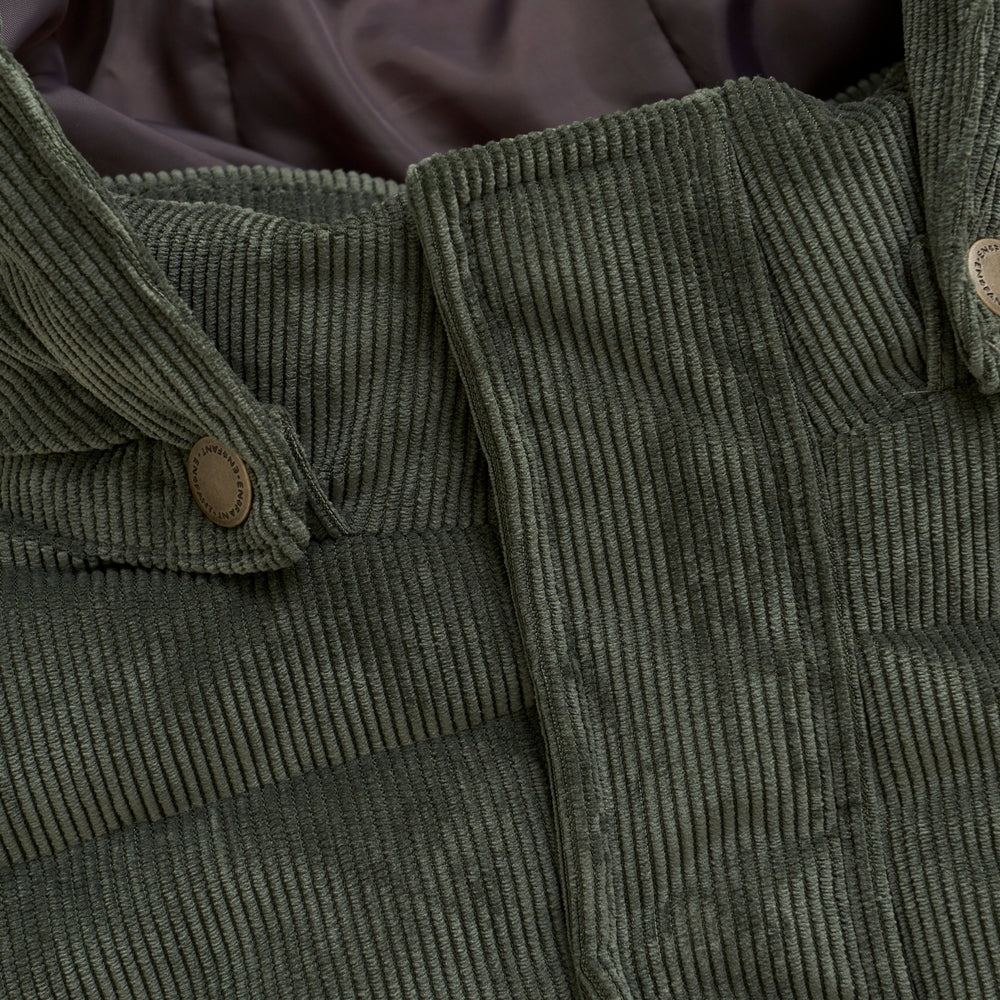 En Fant Waterdichte Gewatteerde Winterjas - Corduroy/Groen