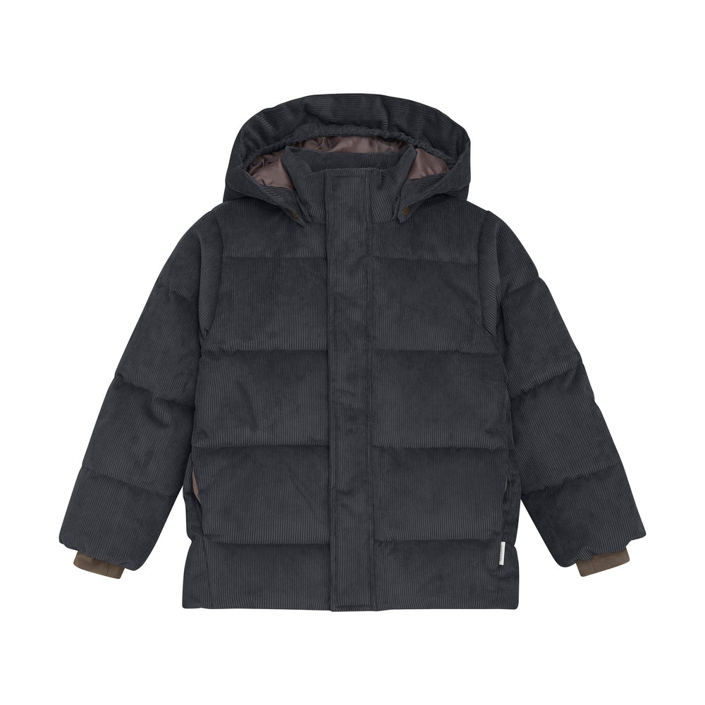 En Fant En Fant Waterdichte Gewatteerde Winterjas - Corduroy/Blauw