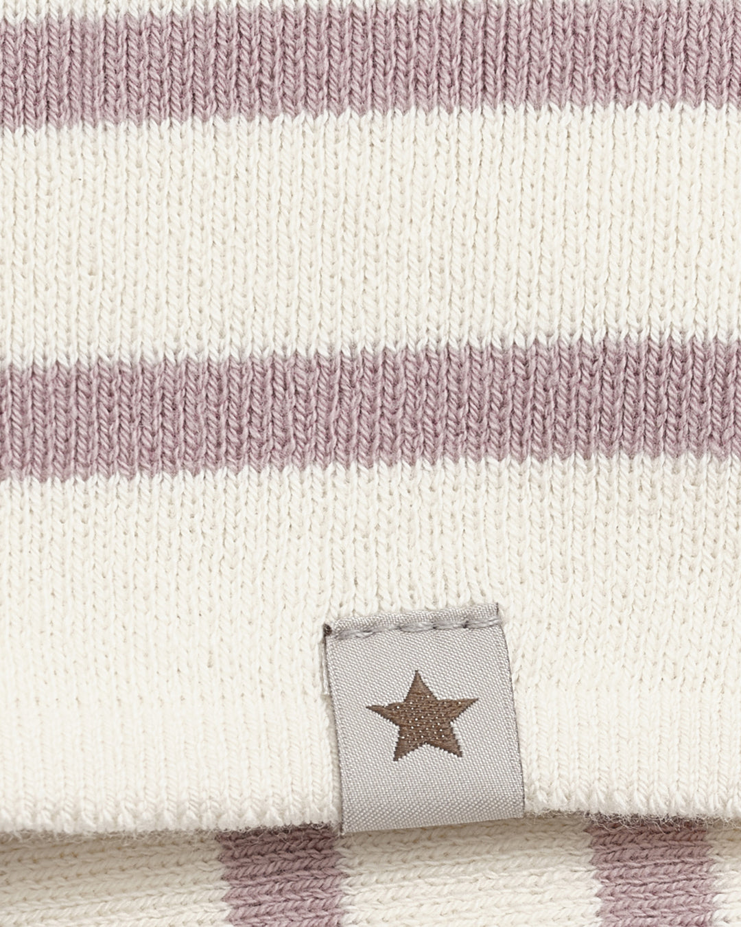 Huttelihut Gestreepte Gebreide Beanie – Rose
