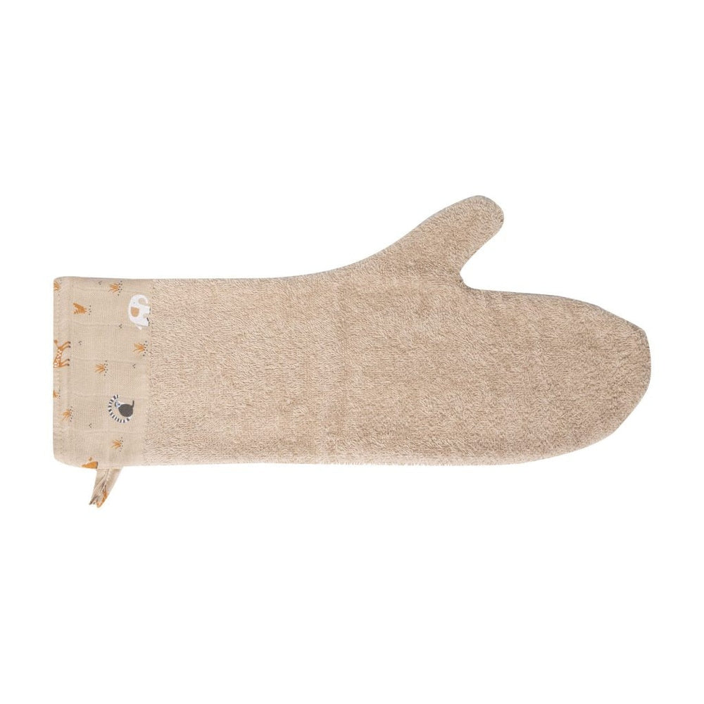 Washand XL Baby in Badstof - Steppe