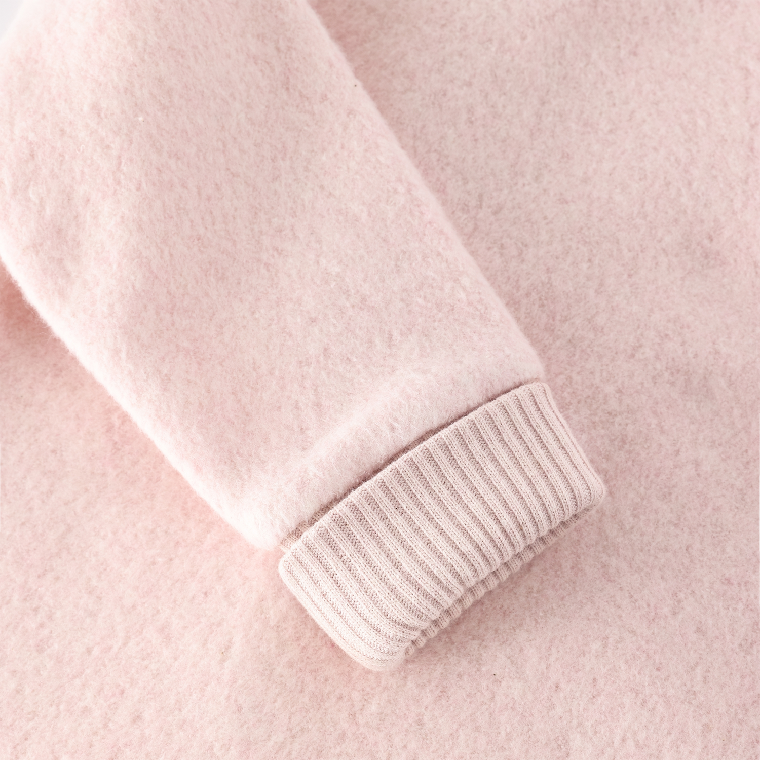 Minymo Fleece Jas Lange Mouw Peach Whip