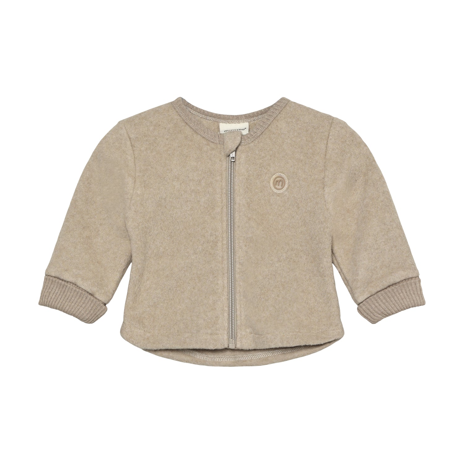 Minymo Fleece Jas Lange Mouw Crockery