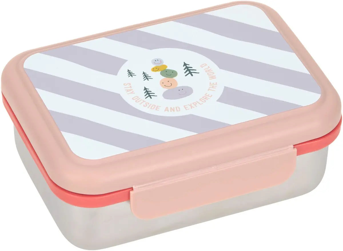Lässig Stainless Steel Lunchbox - Sunny Explorer Roos