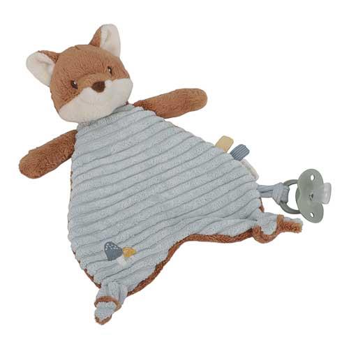 Little Dutch Knuffeldoekje Vos Blauw - Forest Friends
