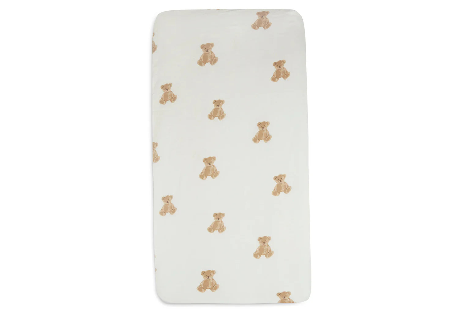 Jollein Hoeslaken 70/75 x 140/150 - Teddy Bear