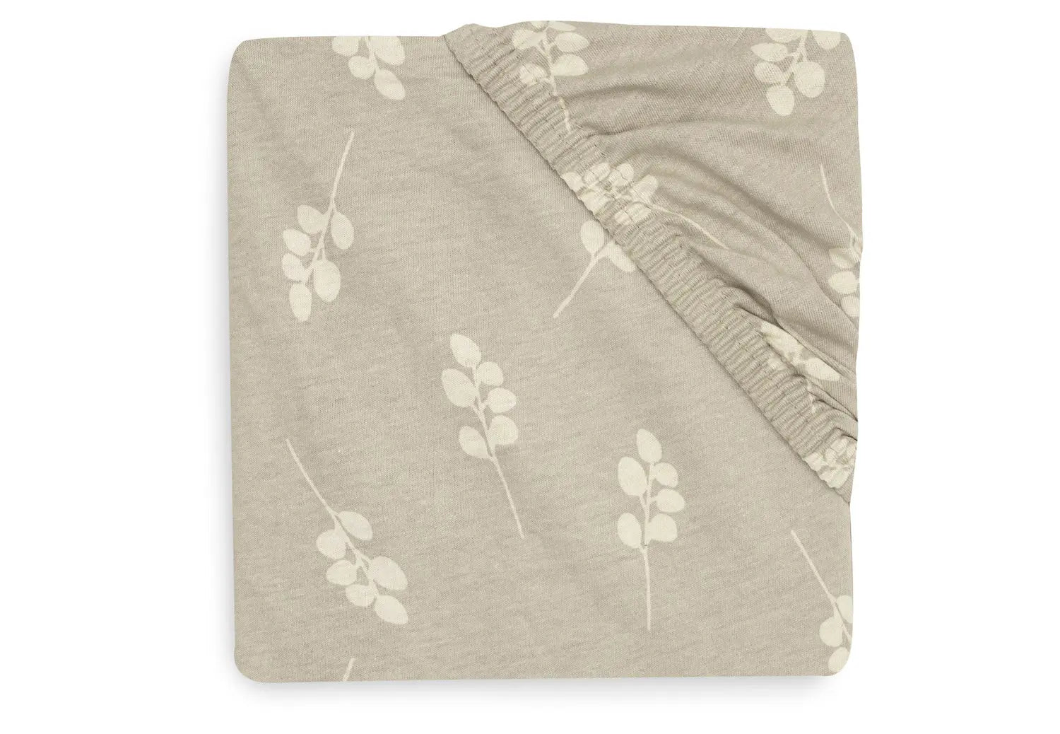 Jollein Hoeslaken Twig Olive Green 70/75x140/150cm