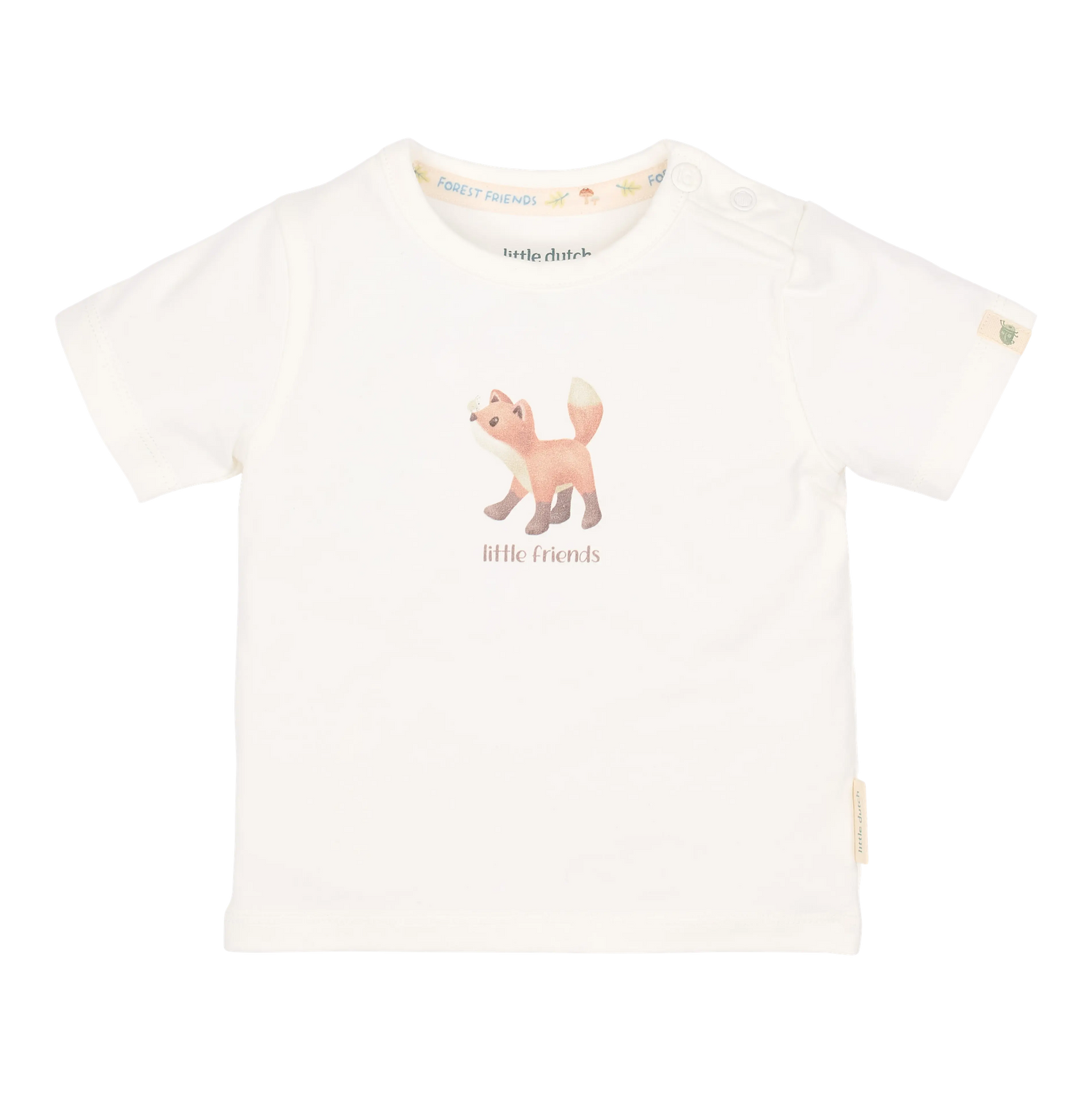 Little Dutch T-shirt Korte Mouw Wit Snow White