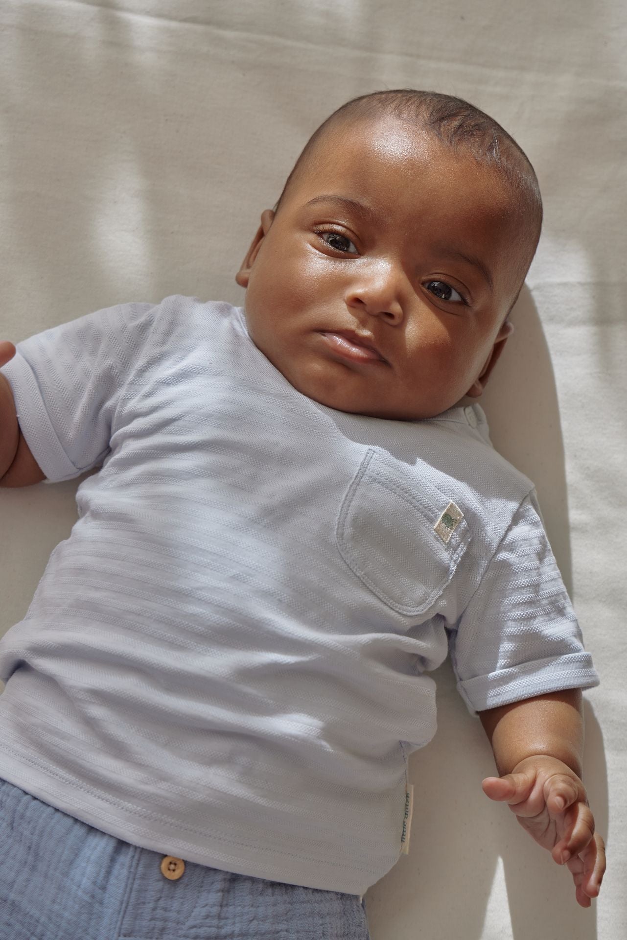 Little Dutch T-shirt korte mouw blauw Baby Blue