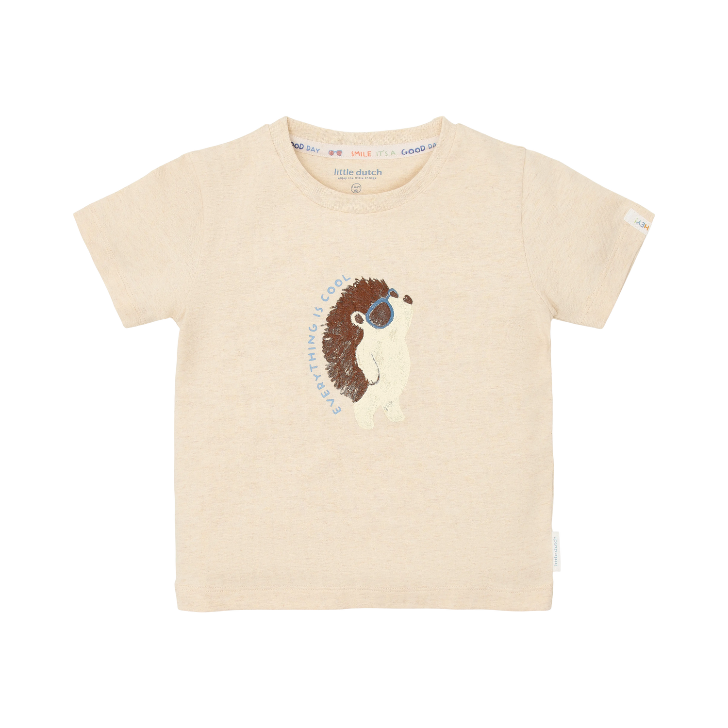 Little Dutch T-shirt Korte Mouw Biscuit Melange