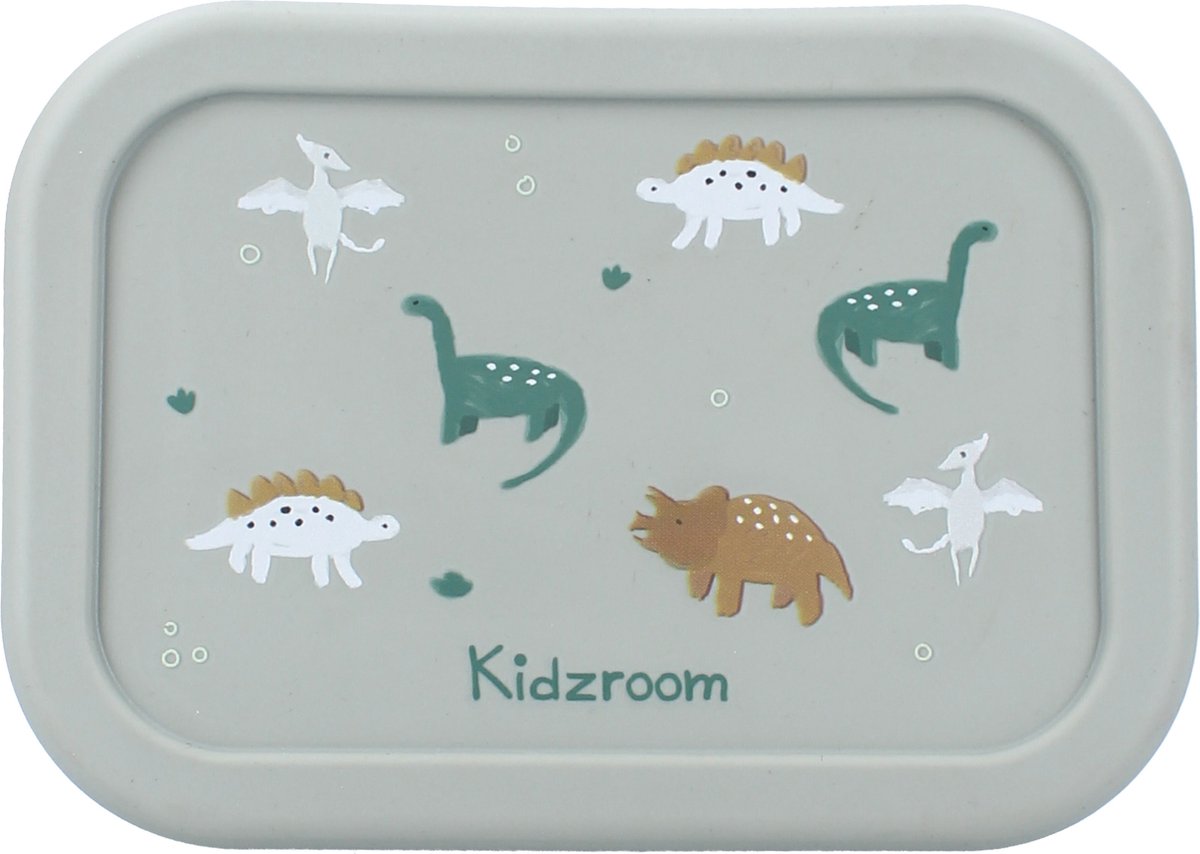 Kidzroom Lunchbox Small Talk Dino's - Groen