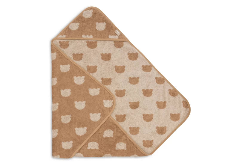 Jollein Badcape Badstof 75x75cm Jacquard Teddy Bear