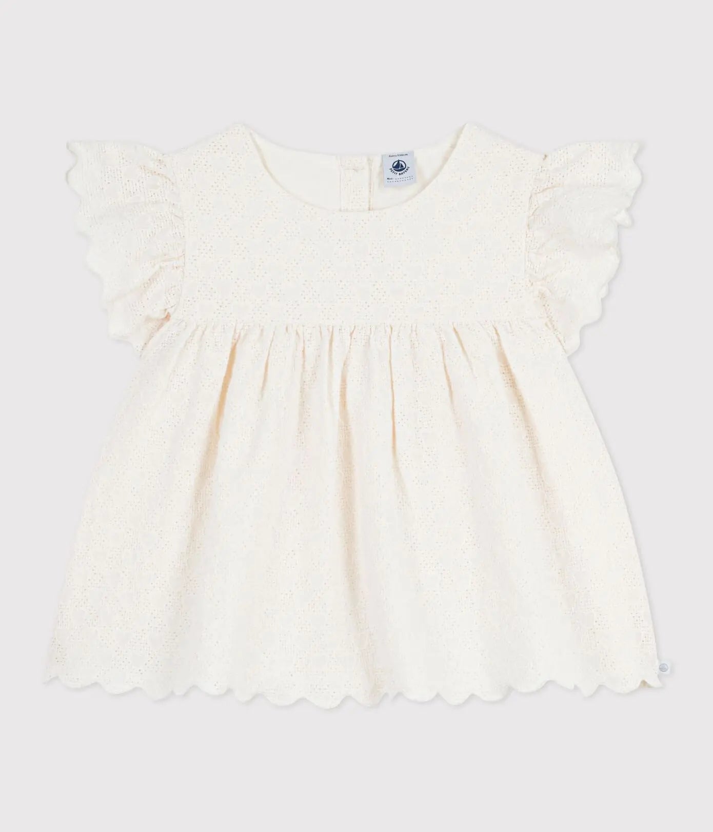 Petit Bateau Katoenen kinderbloesje met korte mouwen en hartjesmotief