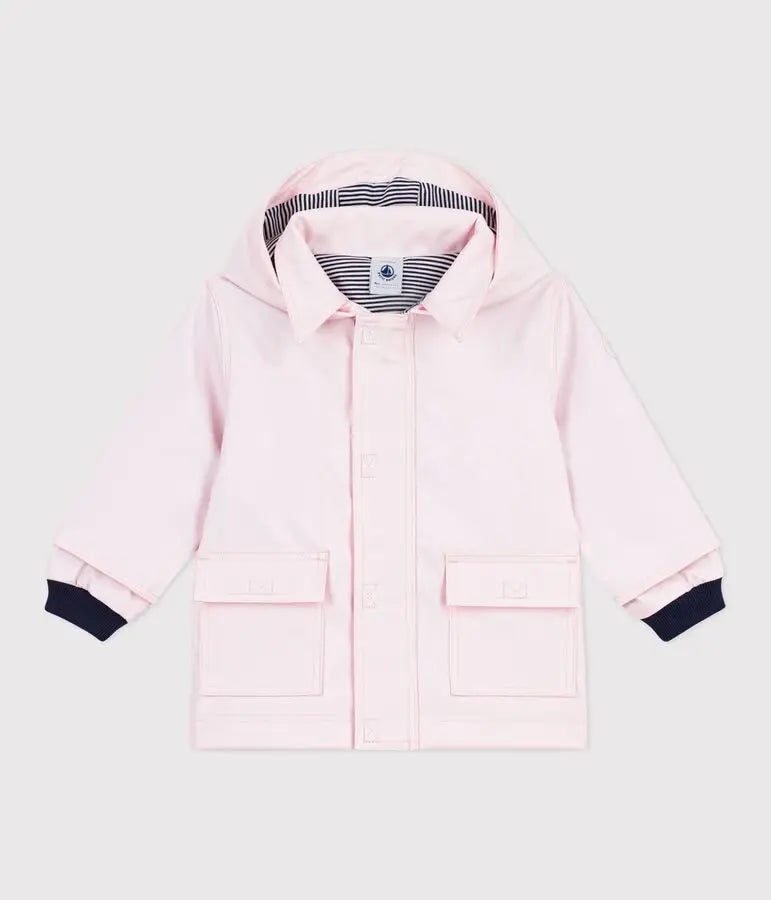Petit Bateau | Roze regenjas baby
