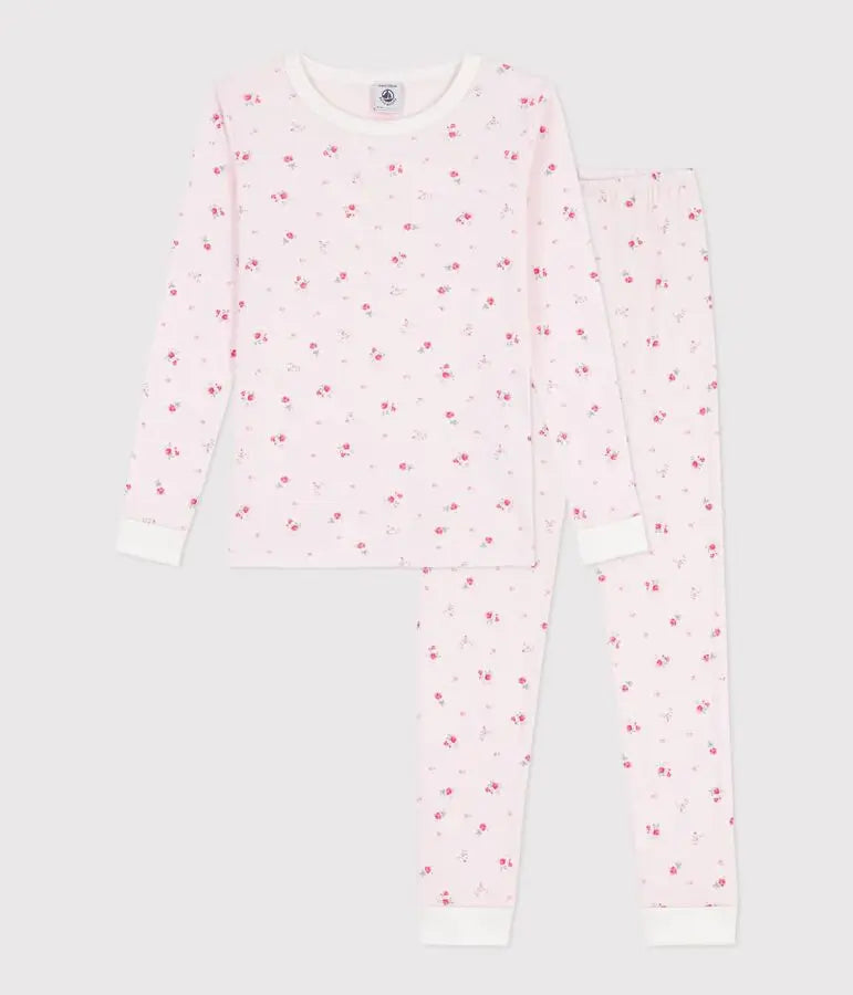 Petit Bateau | Katoenen kinderpyjama met bloemenprint