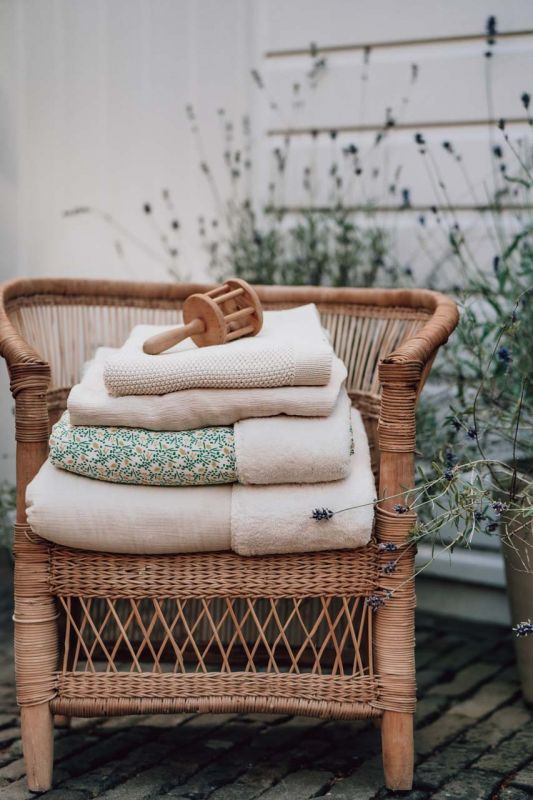 Koeka Wiegdeken Teddy Meadow 75x100 - off white