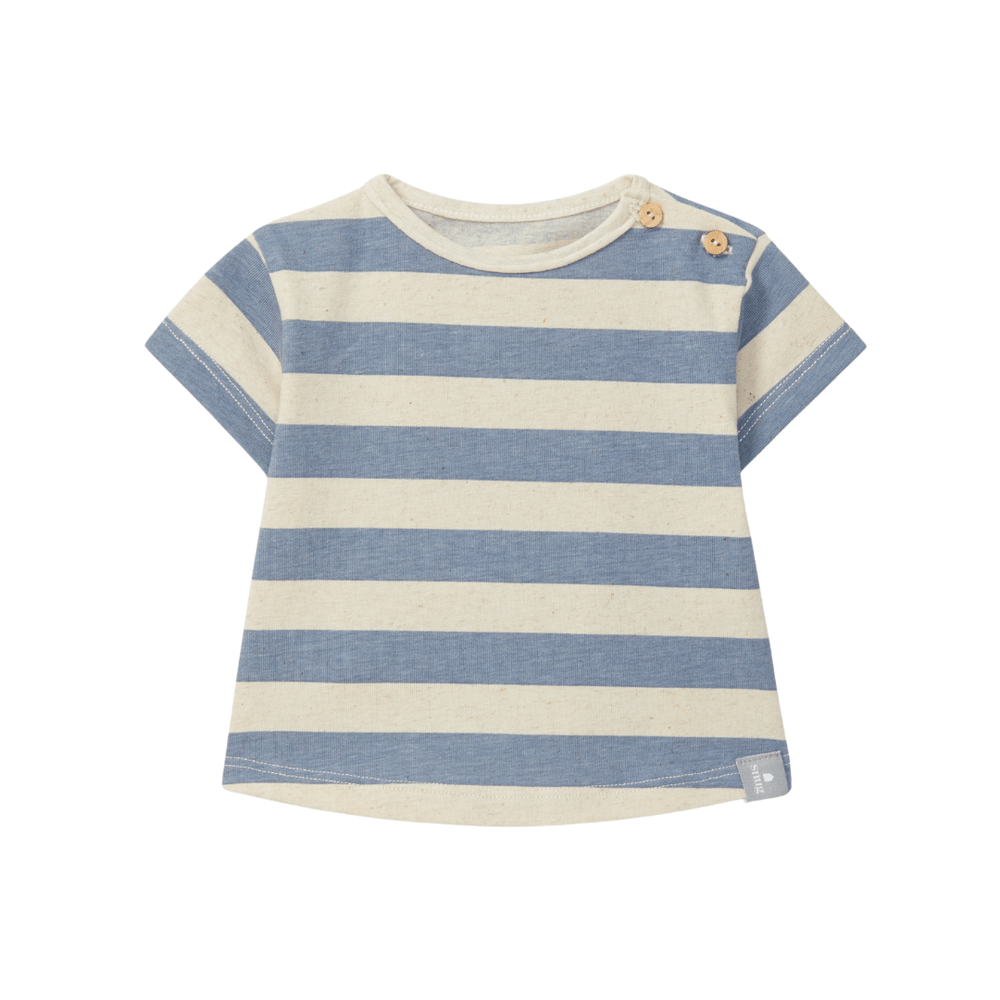 Snug Katoenen T-Shirt - Indigo