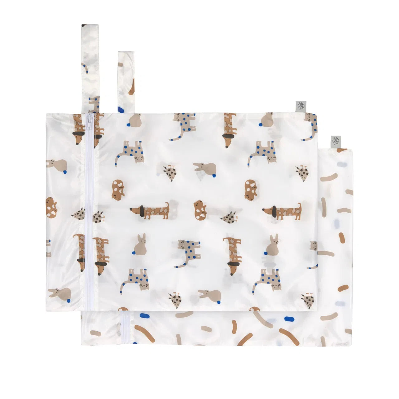 Lässig Wet Bag (2 pcs) - Kleine figuurtjes royal blue