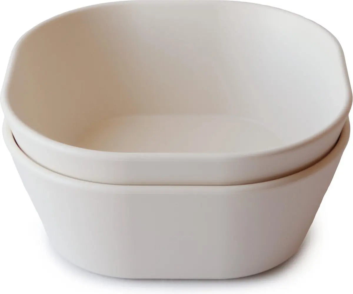 Mushie Kommen Set Vierkant Ivory