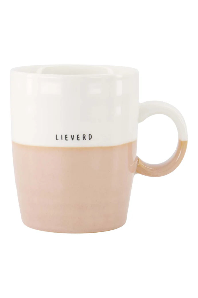 Zusss Theemok Lieverd - Wit/Roze