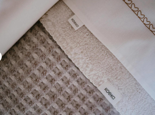 Koeka Oslo Baby Omslagdoek 100x100cm - Teddy Crumble