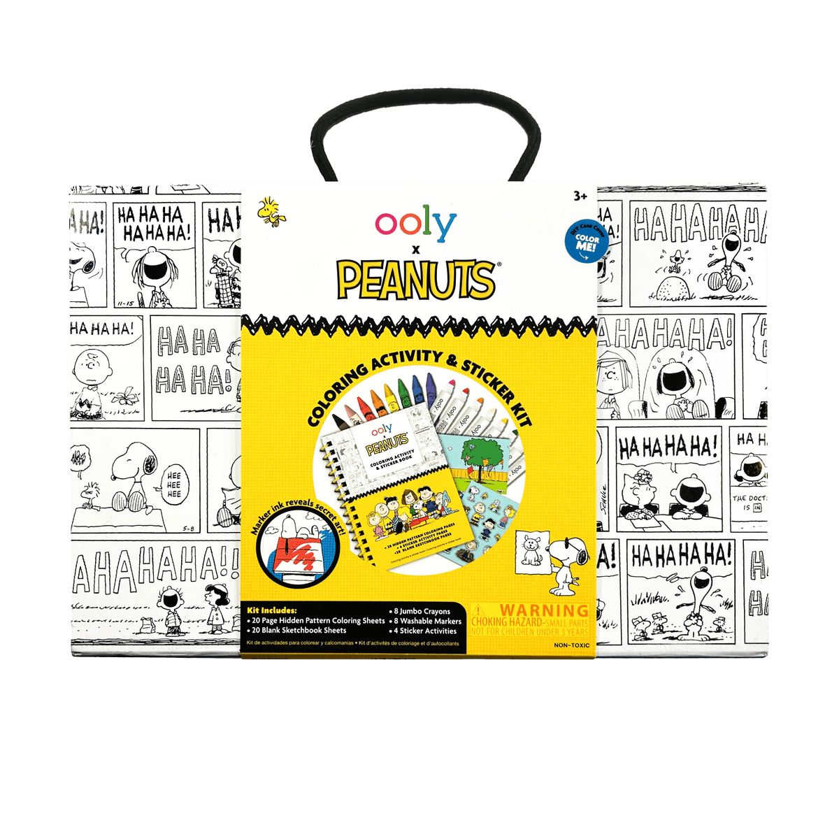 Ooly x Peanuts kleur- en stickerpakket - Creatieve knutselset voor kinderen