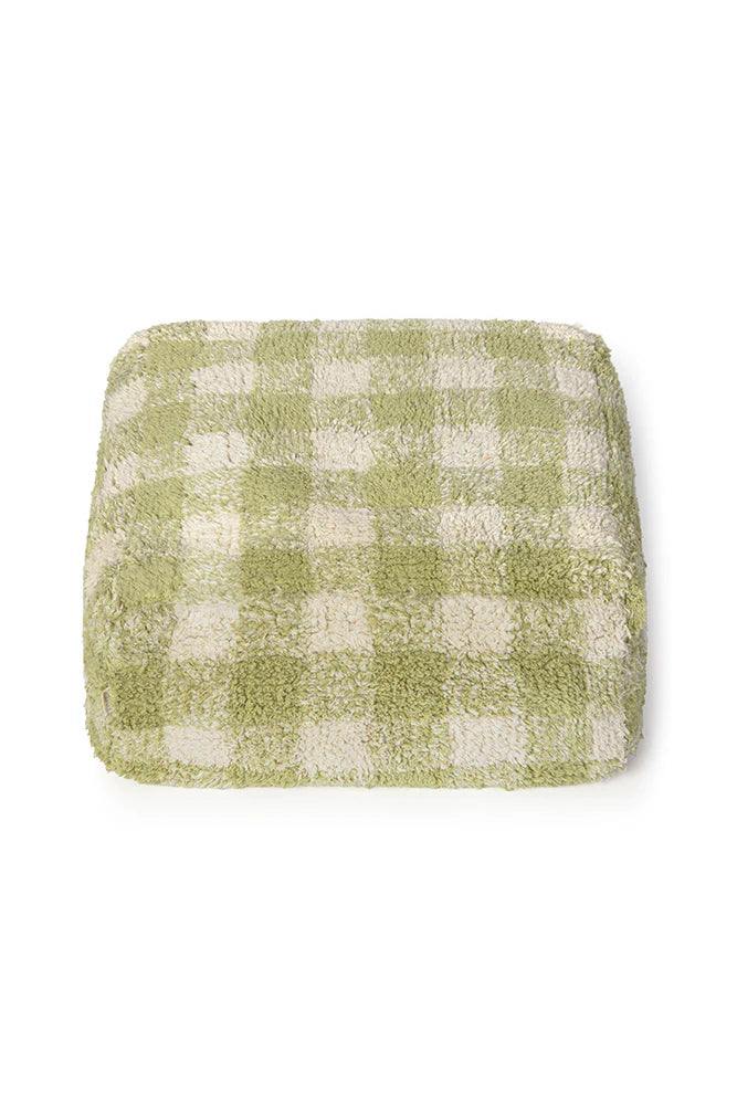 Lorena Canals Poef Vichy Matcha