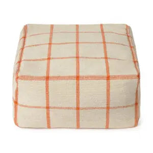 Lorena Canals - Pouf Geo Block Natural 45 x 45 x 23 cm