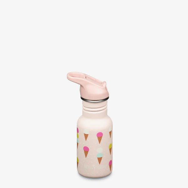 Klean Kanteen Kid Classic 355ml - Flip Sport Cap Ice Cream Pink