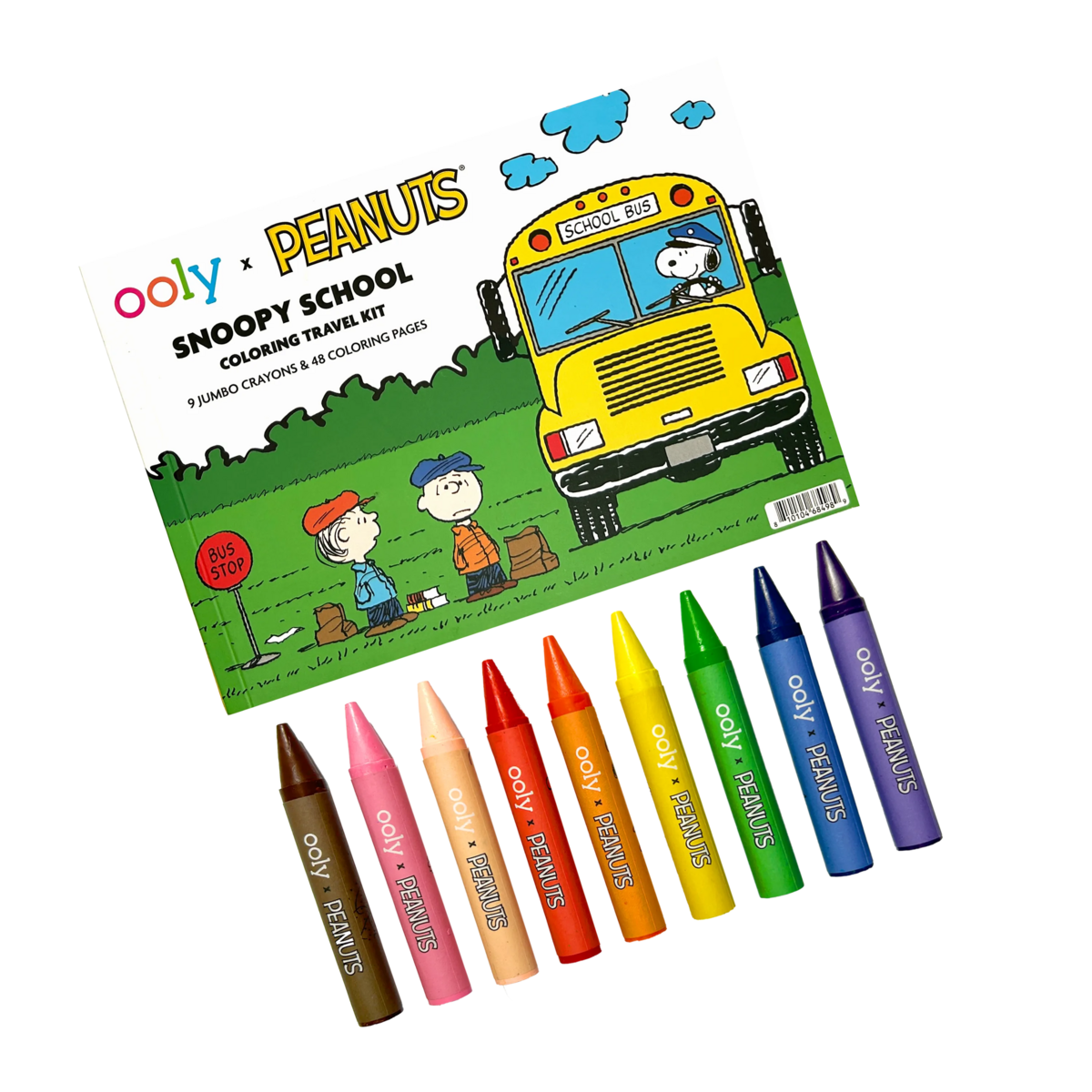 Ooly x Peanuts Krijtjes en kleurboek