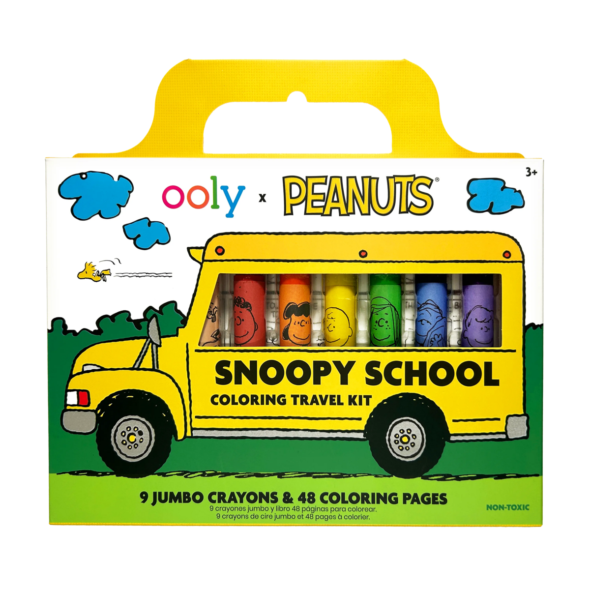 Ooly x Peanuts Krijtjes en kleurboek