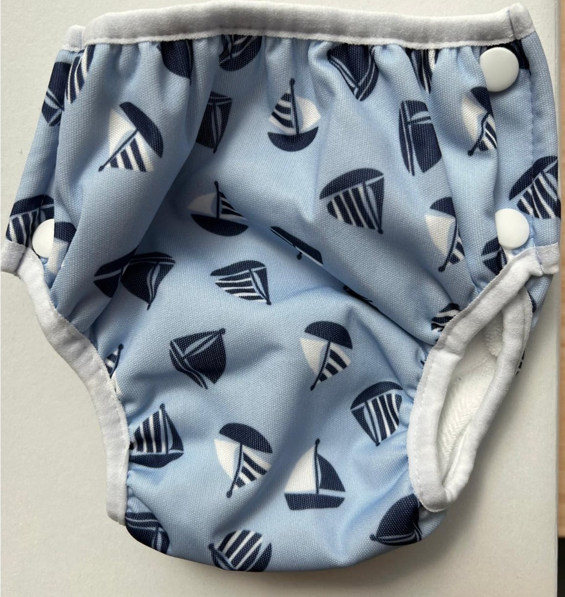 Bumbuns Zwem- en Oefenbroekje - Mini Sailor Blauw