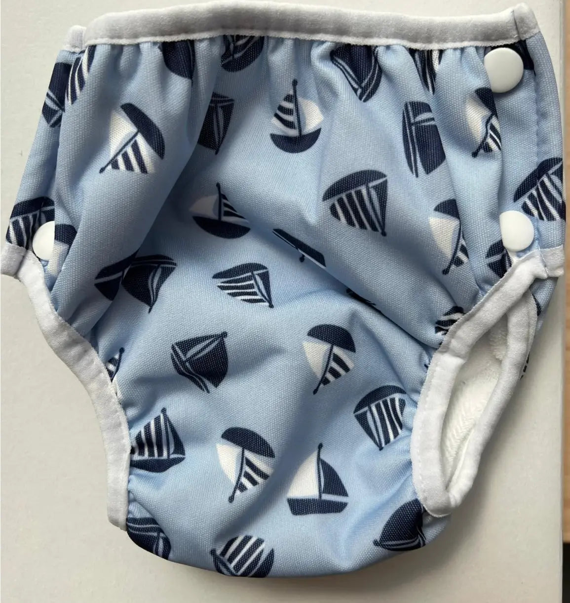 Bumbuns Zwem- en Oefenbroekje - Mini Sailor Blauw