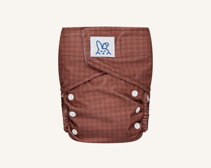 Bumbuns Easy Herbruikbare Luier met drukknopen - Blossom Chesnut