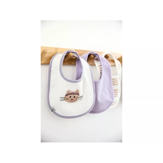 Newborn Bib Lässig Tiny Team Cat Newborn Slab - 3 Stuks - Groen (kopie)