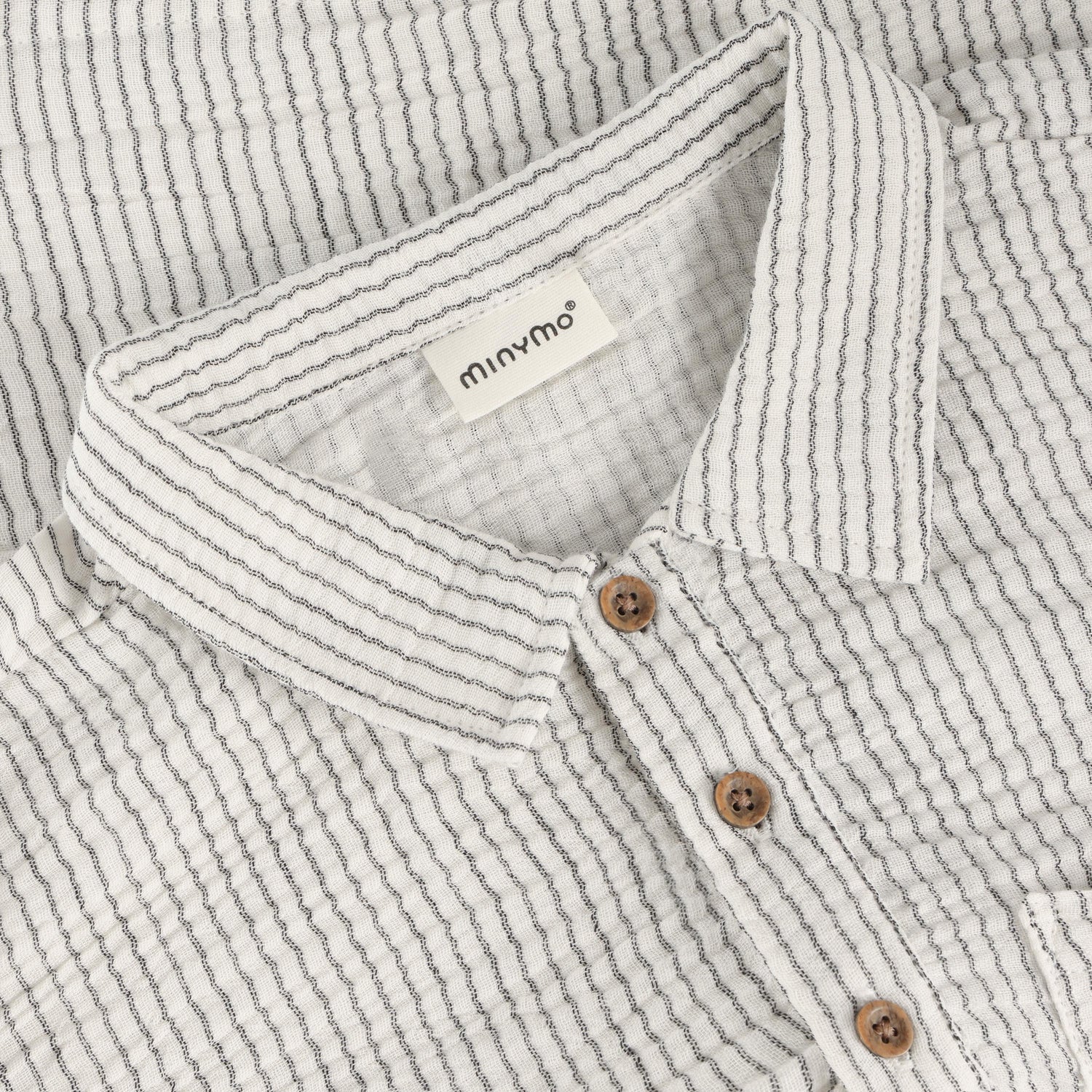 Minymo Shirt met Korte Mouwen - Gestreept